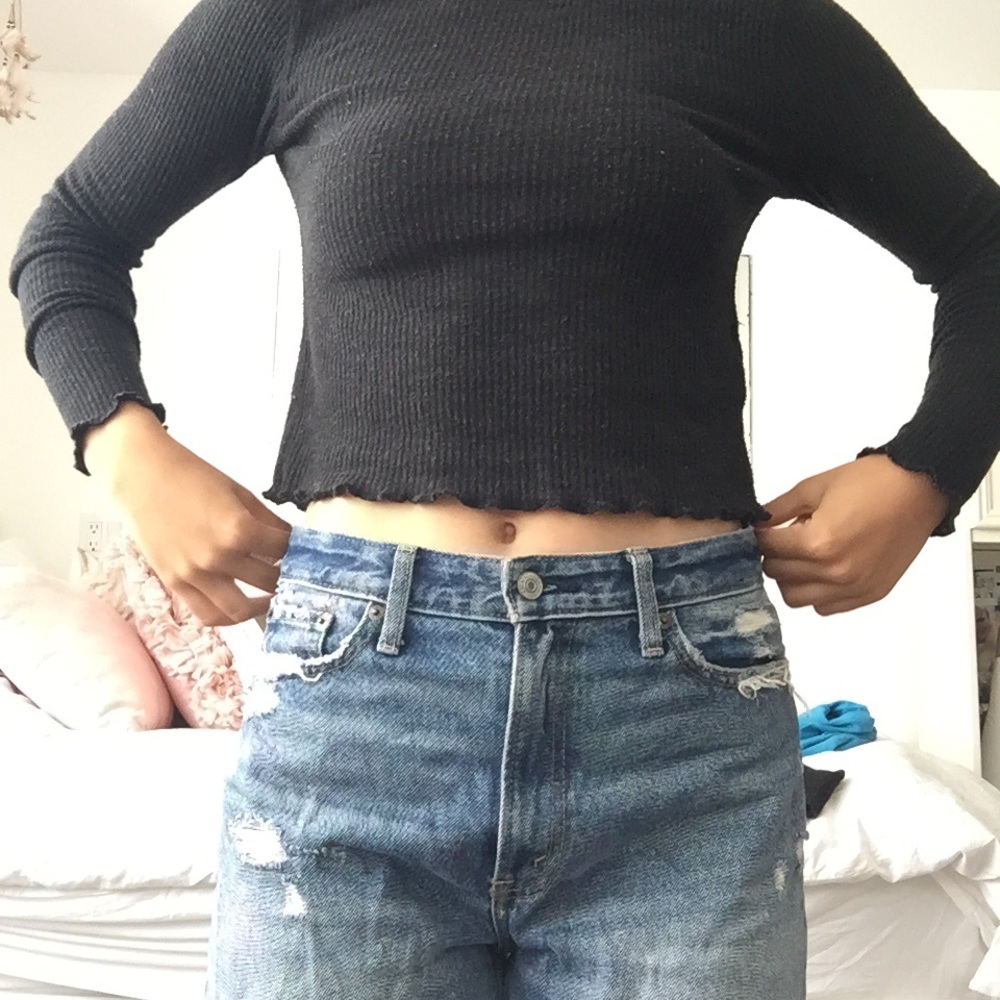 Abercrombie ribbed long sleeve